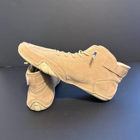 LDECK Men's Sneakers 10.5 (44) Tan Suede Orthopedic, Barefoot Comfort - Picture 5 of 9